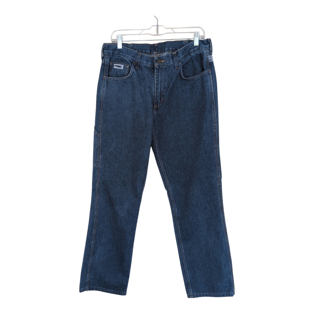 Tyndale FRMC Jeans Women's 12/32 Blue Flame Resistant Made In USA Work NFPA 2112